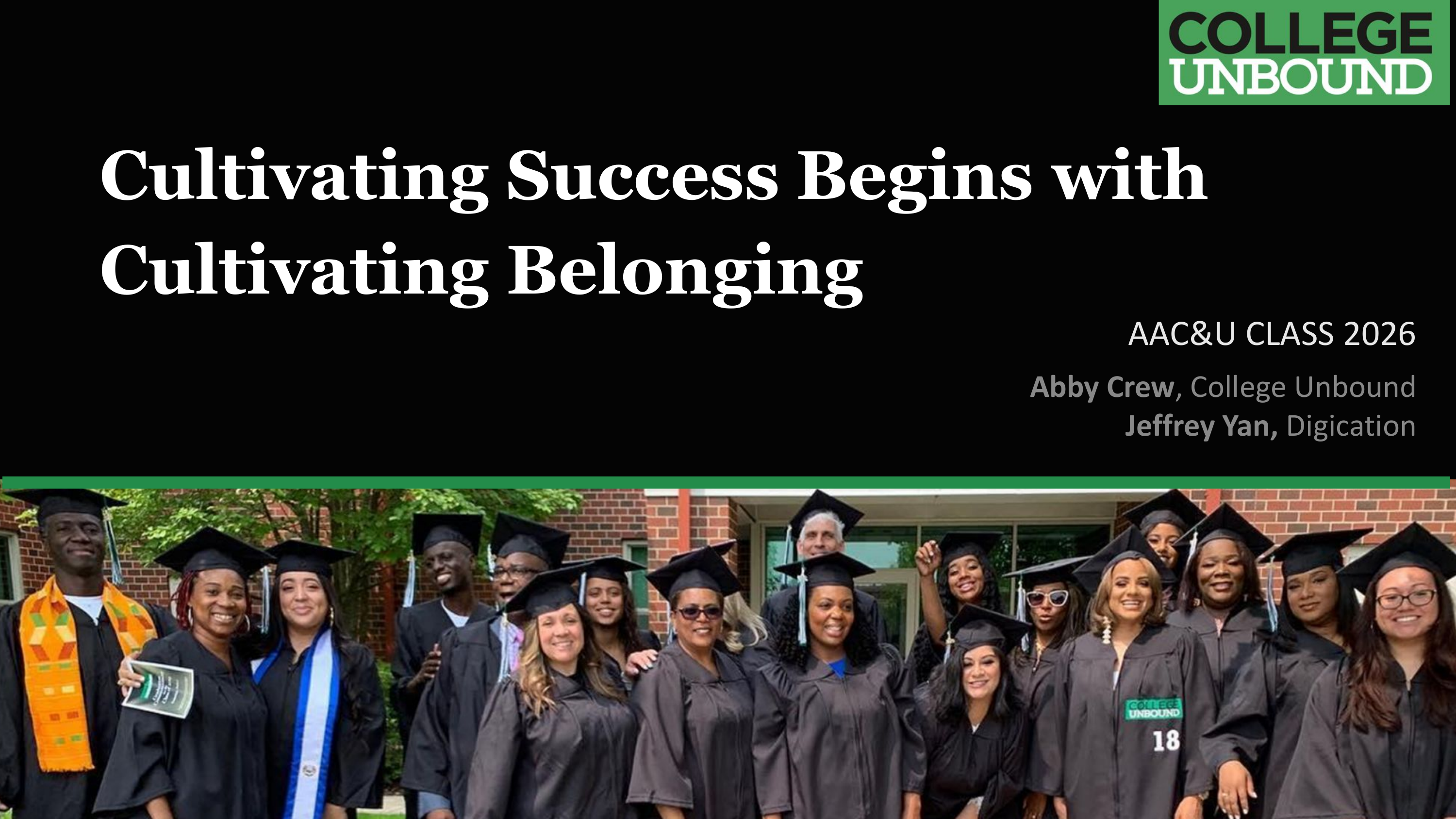 Cultivating Success Begins with Cultivating Belonging - Slide 1