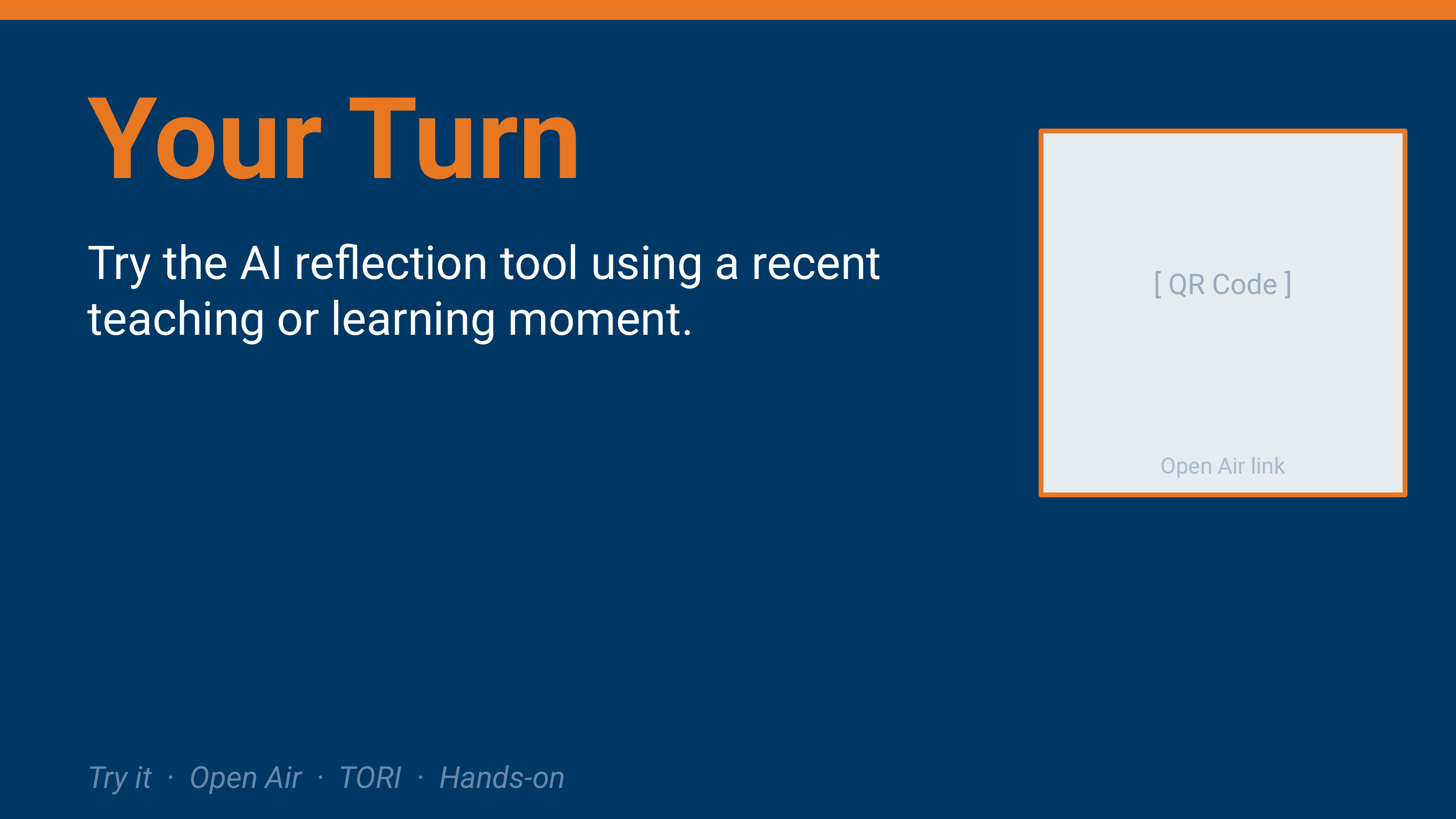 A Clear Path Forward to Incorporate AI Enhanced Reflection Tools Effectively in HIPs - Slide 9